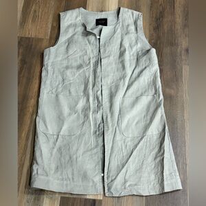 Mori Store linen long vest